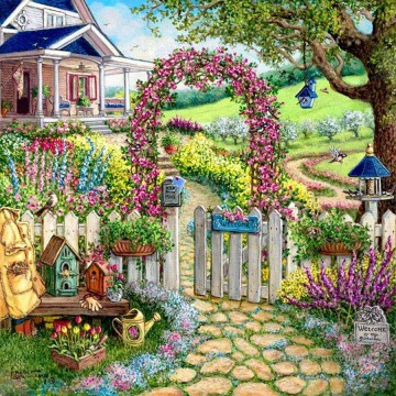庭園 Painting - yxf063bE JKガーデン